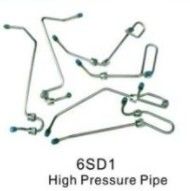PC200-6 6D95 6SD1 Diesel Injector Pipe High Pressure Engine Parts For Excavator